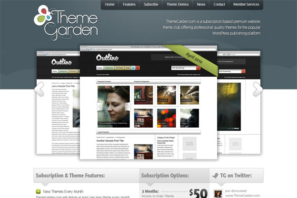 Theme garden